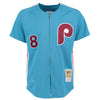 Juan Samuel 1983 Philadelphia Phillies Mitchell & Ness Authentic Throwback Jersey - Light Blue