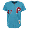 Larry Andersen 1983 Philadelphia Phillies Mitchell & Ness Authentic Throwback Jersey - Light Blue