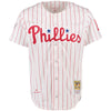 John Kruk 1993 Philadelphia Phillies Mitchell & Ness Home Authentic Throwback Jersey - White/Red