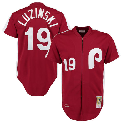 Greg Luzinski 1979 Philadelphia Phillies Mitchell & Ness Authentic Throwback Jersey - Maroon