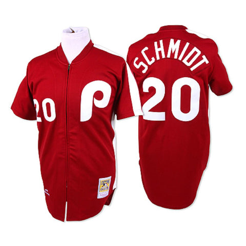 Mike Schmidt 1979 Philadelphia Phillies Mitchell & Ness Authentic Throwback Jersey - Maroon