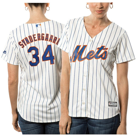 Noah Syndergaard New York Mets Majestic Women's Cool Base Player Jersey