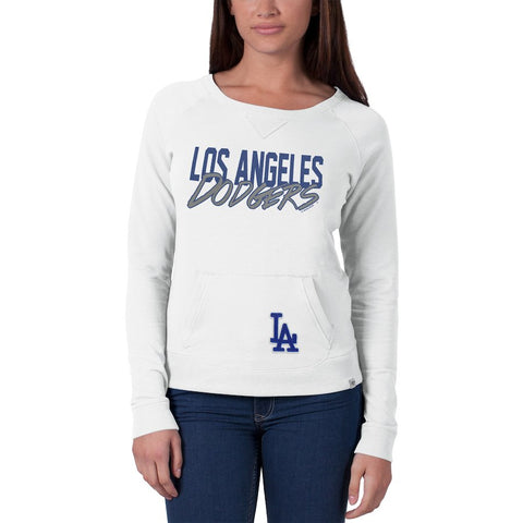 Los Angeles Dodgers '47 Women's Gameday Crew Neck Sweater - White