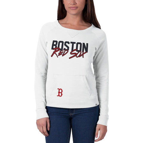 Boston Red Sox '47 Women's Gameday Crew Neck Sweater - White
