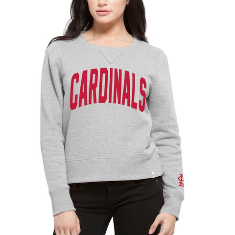 St. Louis Cardinals '47 Women's Splash Crew Neck Sweatshirt - Gray