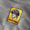 Pittsburgh Pirates Antigua Breakdown Quarter-Zip Knit Sweater - Gray/Black
