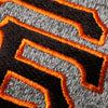 San Francisco Giants Antigua Breakdown Quarter-Zip Knit Sweater - Gray/Orange