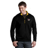 Pittsburgh Pirates Antigua Leader Quarter-Zip Pullover Jacket - Black