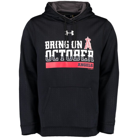 Los Angeles Angels Under Armour Bring On October Pullover Hoodie - Black