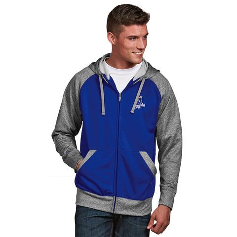 Kansas City Royals Antigua Strategy Full-Zip Jacket - Royal