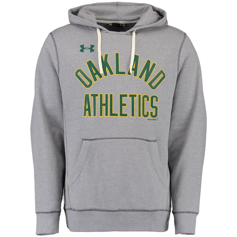 Oakland Athletics Under Armour Legacy Fleece Hoodie - Gray