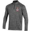 Texas Rangers Under Armour Quarter-Zip Tech Pullover Performance Sweatshirt - Heather Gray