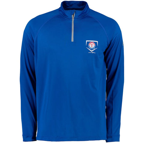 Texas Rangers Under Armour Quarter-Zip Performance Pullover Sweatshirt - Royal