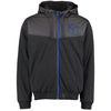 Kansas City Royals JH Design Reversible Colorblocked Fleece Hooded Jacket - Charcoal