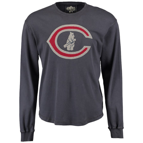 Chicago Cubs Red Jacket Rooted Sweatshirt - Navy