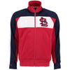 St. Louis Cardinals Mitchell & Ness Home Stand Track Jacket - Red/Navy