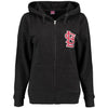 St. Louis Cardinals Soft as a Grape Women's Tri-Blend Full-Zip Hoodie - Charcoal