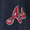 Atlanta Braves Soft as a Grape Women's Vintage Slub Full-Zip Hoodie - Navy