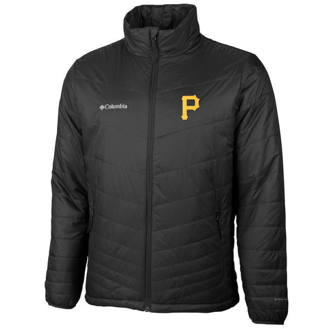Pittsburgh Pirates Columbia Mighty Lite Omni-Heat Full-Zip Jacket - Black