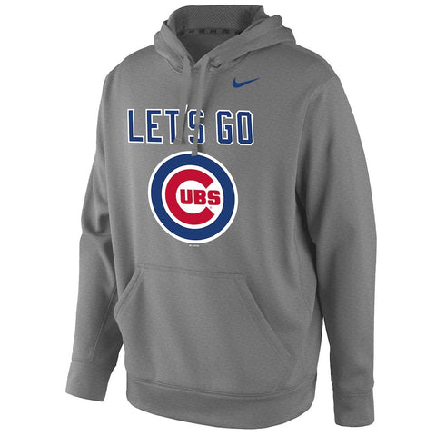 Chicago Cubs 2015 Playoff Local Hoodie - Gray