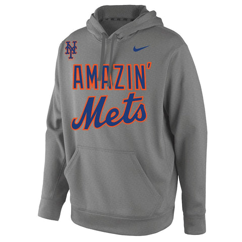 New York Mets 2015 Playoff Local Hoodie - Gray