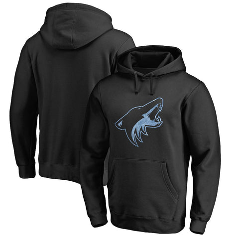 Arizona Coyotes Rinkside Pond Hockey Pullover Hoodie - Black