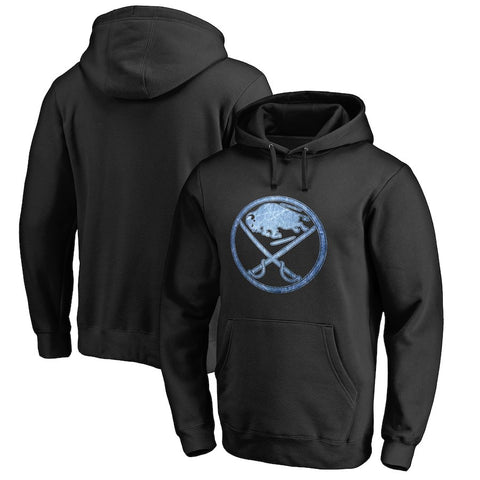 Buffalo Sabres Rinkside Pond Hockey Pullover Hoodie - Black