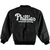 Philadelphia Phillies JH Design Leather Script Jacket - Black