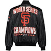 San Francisco Giants JH Design 2014 World Series Champions Leather Jacket - Black