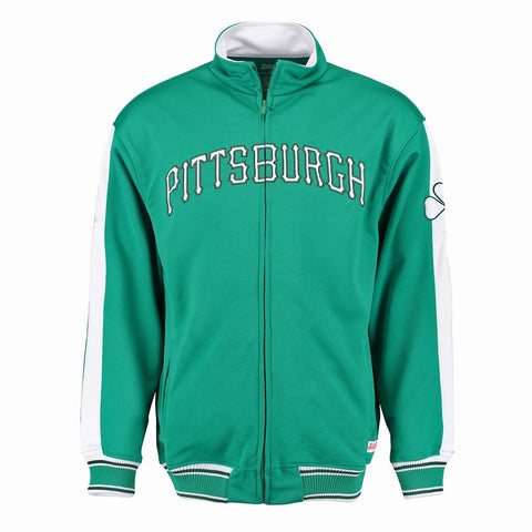 Pittsburgh Pirates Stitches Irish Track Jacket - Green