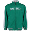 Cincinnati Reds Stitches Irish Track Jacket - Green