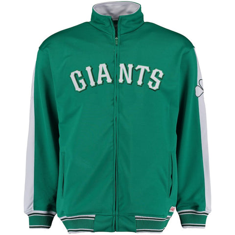 San Francisco Giants Stitches Irish Track Jacket - Green