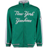 New York Yankees Stitches Irish Track Jacket - Green