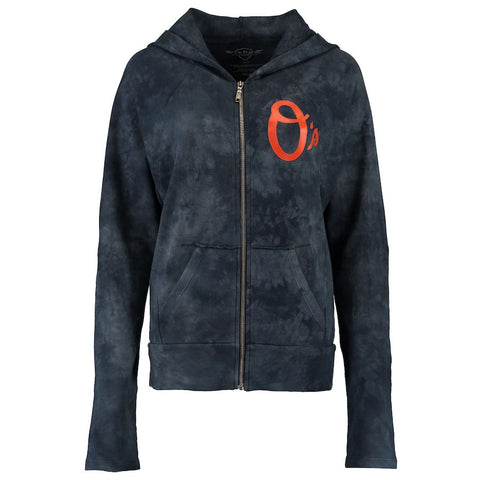 Baltimore Orioles Women's French Terry Full-Zip Hoodie - Navy