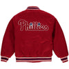 Philadelphia Phillies JH Design Youth Wool Reversible Jacket - Red