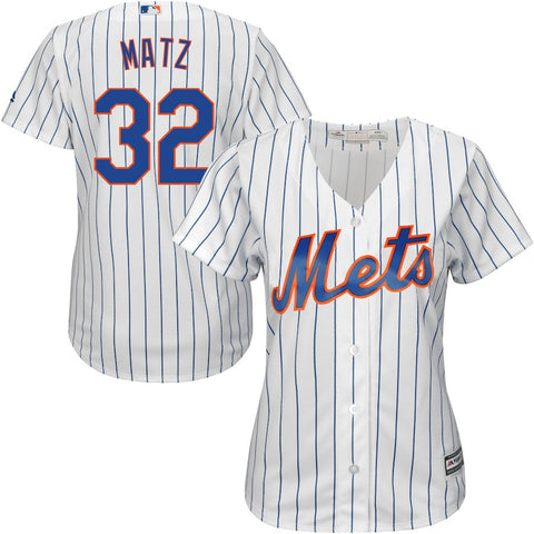 Steven Matz New York Mets Majestic Women's Cool Base Player Jersey - White