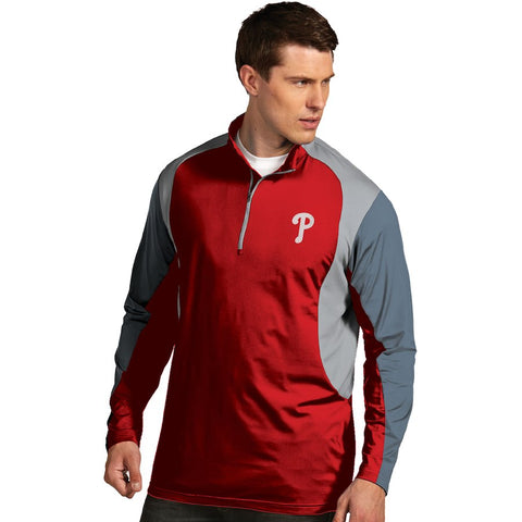 Philadelphia Phillies Antigua Beta Pullover Jacket - Red