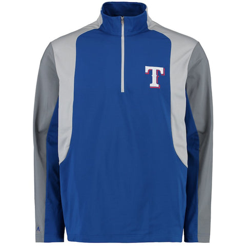 Texas Rangers Antigua Beta Pullover Jacket - Royal
