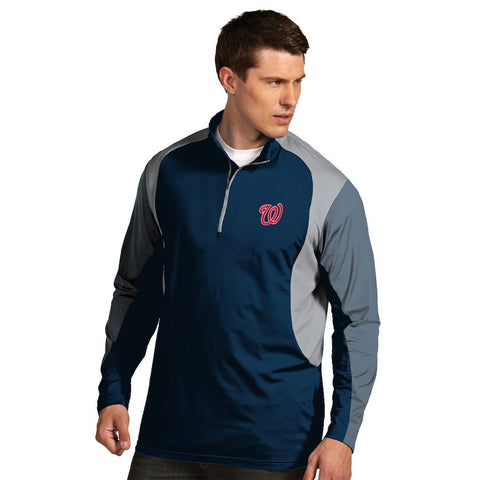 Washington Nationals Antigua Beta Pullover Jacket - Navy