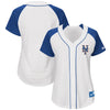 New York Mets Majestic Women's Fashion Replica Jersey - White