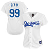 Hyun-Jin Ryu Los Angeles Dodgers Majestic Women's Player Replica Jersey - White