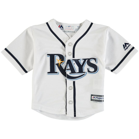 Tampa Bay Rays Newborn & Infant Official Cool Base Jersey - White