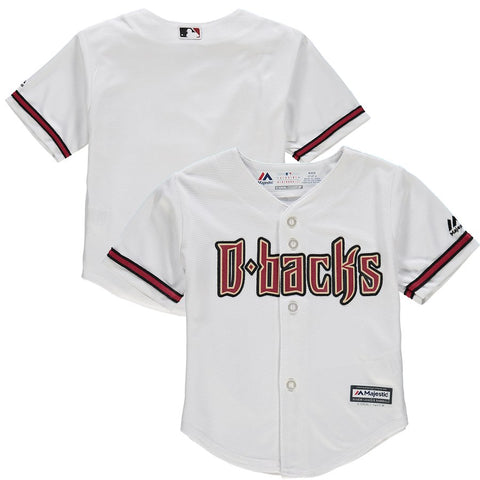 Arizona Diamondbacks Majestic Home Toddler Official Cool Base Jersey - White