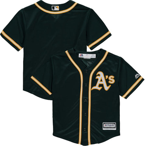Oakland Athletics Majestic Preschool Alternate Official Cool Base Team Jersey - Athletic Green