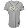 Evan Longoria Tampa Bay Rays Majestic USMC Player Authentic Jersey - Gray