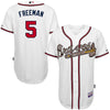 Freddie Freeman Atlanta Braves Majestic Fashion USMC Player Authentic Jersey - White