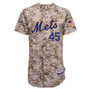 Zack Wheeler New York Mets Majestic Camo 6300 Player Authentic Jersey
