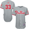 Cliff Lee Philadelphia Phillies Majestic Road 6300 Player Authentic