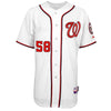 Doug Fister Washington Nationals Majestic Home 10th Anniversary Player Authentic Jersey - White