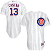 Starlin Castro Chicago Cubs Majestic Home 6300 Player Authentic Jersey - White
